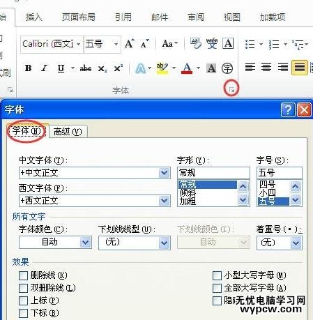 word2010中介紹選項(xiàng)卡的功能