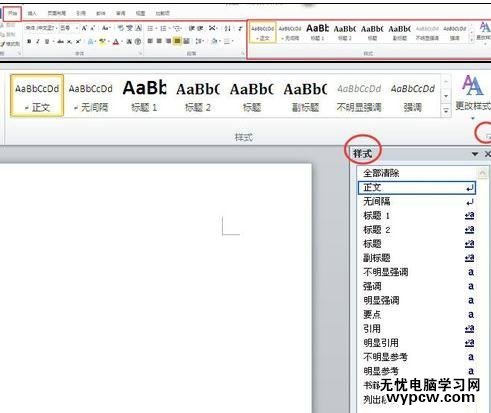 word2010中介紹選項(xiàng)卡的功能