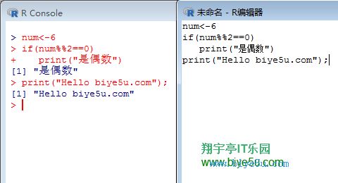 R語言中if分支結構
