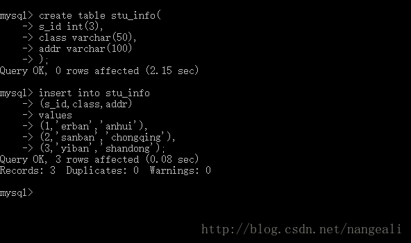 MySQL,多表,創建視圖