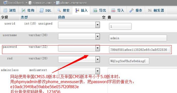帝國CMS忘記后臺登陸密碼怎么辦 帝國CMS忘記后臺登陸密碼怎么辦