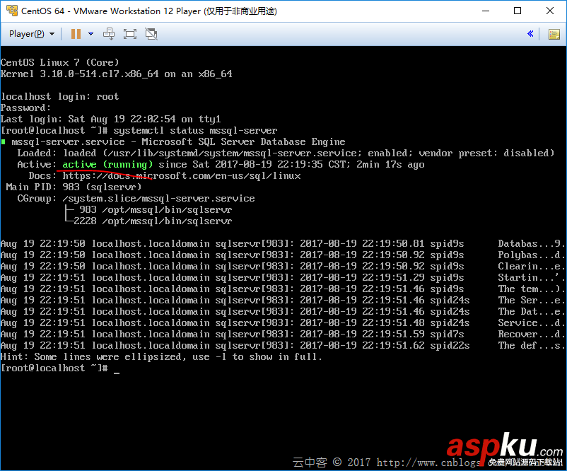 Centos 7.3下SQL Server安裝配置方法圖文教程 Centos,7.3,SQL,Server