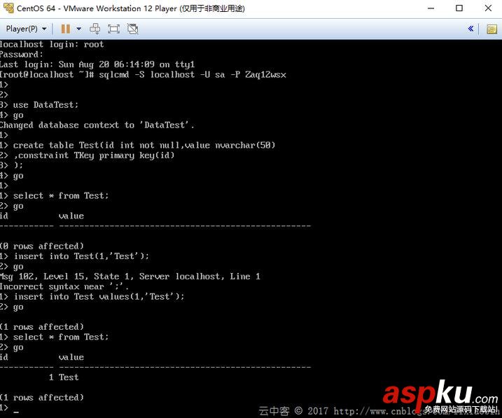 Centos 7.3下SQL Server安裝配置方法圖文教程 Centos,7.3,SQL,Server