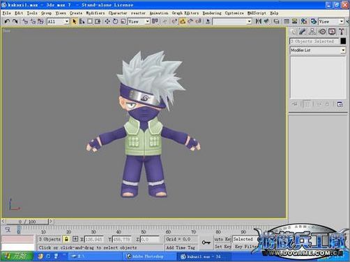 3dsmax實例教程:打造q版忍者角色_網頁設計VeVb.com轉載 3dsmax實例教程:打造q版忍者角色_網頁設計VeVb.com轉載