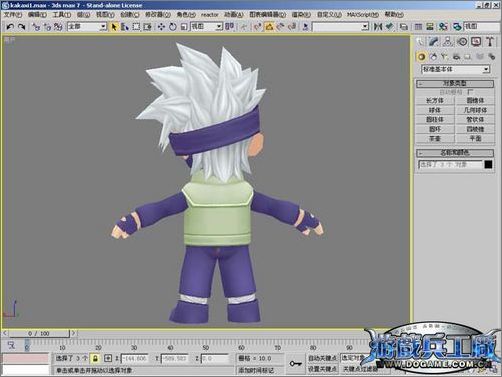 3dsmax實例教程:打造q版忍者角色_網頁設計VeVb.com轉載 3dsmax實例教程:打造q版忍者角色_網頁設計VeVb.com轉載