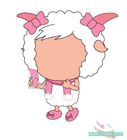 illustrator鼠繪教程:畫一只漂亮可愛的美羊羊_網(wǎng)頁設(shè)計
