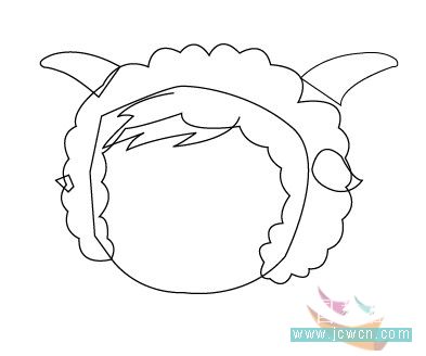 illustrator鼠繪教程:畫一只漂亮可愛的美羊羊_網(wǎng)頁設(shè)計